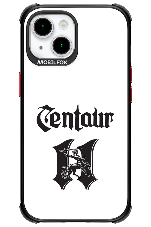 Centaur Logo White 2.0 - Apple iPhone 15