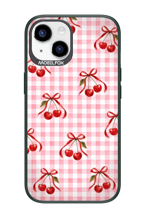 Pink Cherry Checked 2.0 - Apple iPhone 14