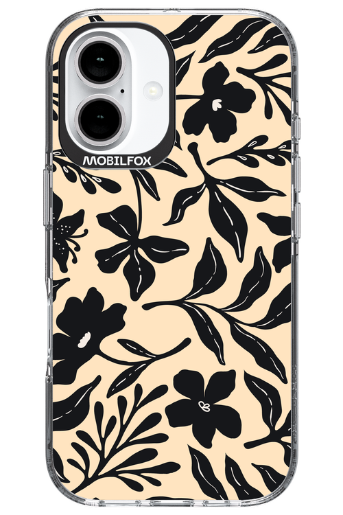 Black Flowers 2.0 - Apple iPhone 16