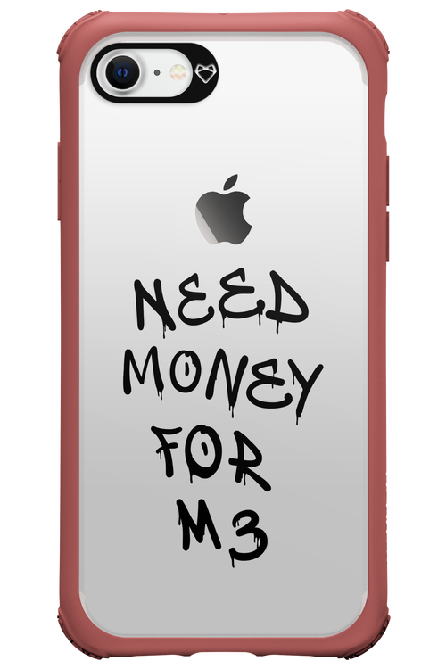 Need M3 Transparent Black - Apple iPhone 7