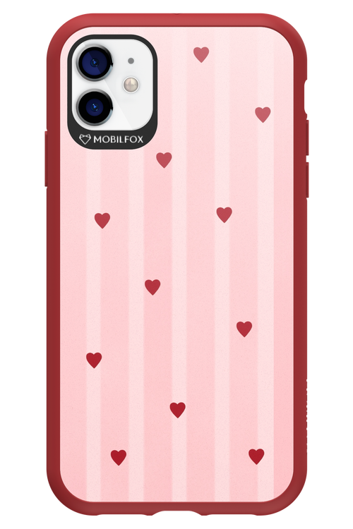 Red Little Hearts 2.0 - Apple iPhone 11