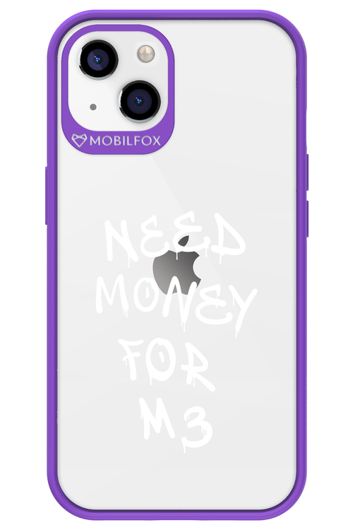 Need M3 Transparent White - Apple iPhone 13