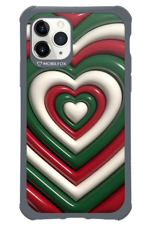 XMAS Hearts - Apple iPhone 11 Pro