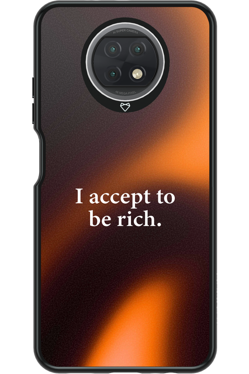 I accept to be rich - Xiaomi Redmi Note 9T 5G