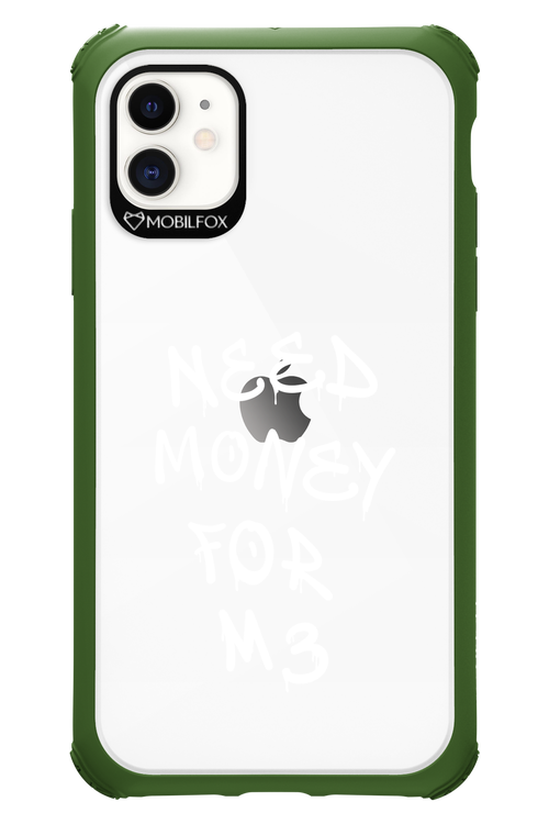 Need M3 Transparent White - Apple iPhone 11