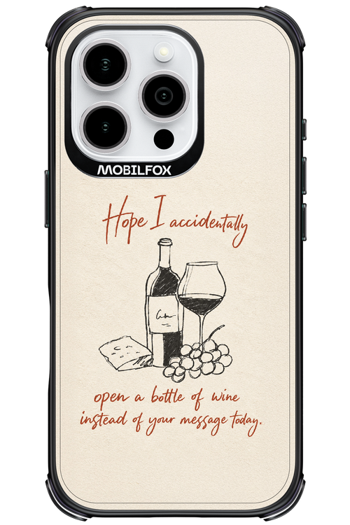 Bottle of wine 2.0 - Apple iPhone 16 Pro