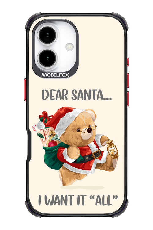 Dear Santa i want it all - Apple iPhone 17