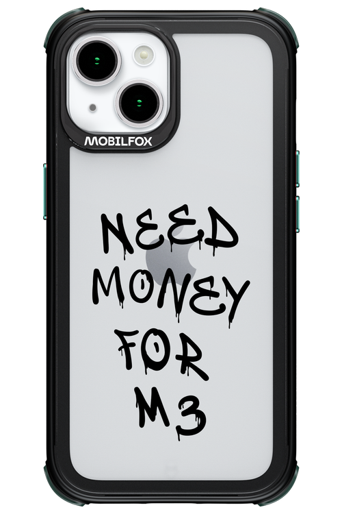 Need M3 Transparent Black - Apple iPhone 15