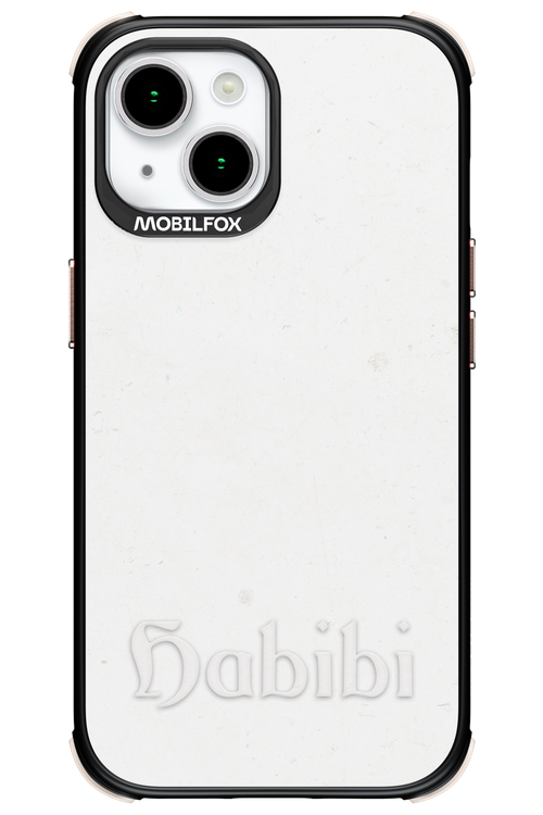 Habibi White on White - Apple iPhone 15