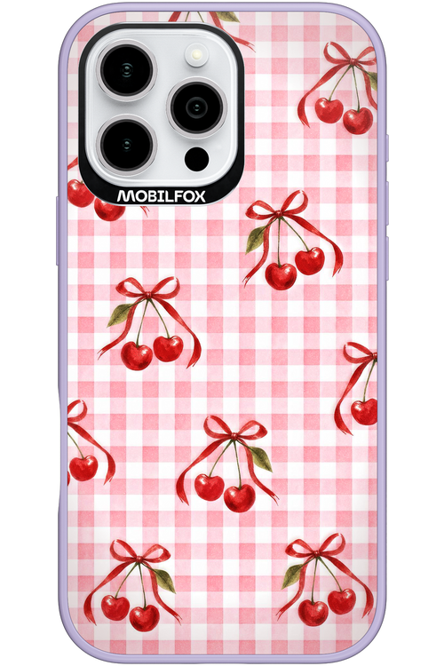 Pink Cherry Checked 2.0 - Apple iPhone 16 Pro Max