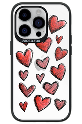 Red Love Transparent - Apple iPhone 14 Pro