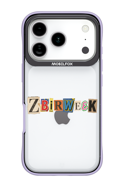 Zbirweek (transparent) 2.0 - Apple iPhone 17 Pro