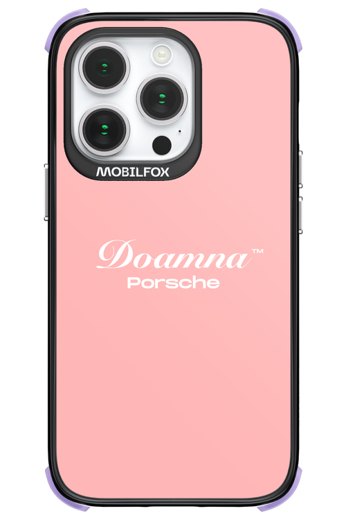 Doamna Porsche (pink) - Apple iPhone 14 Pro