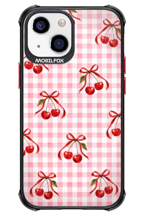 Pink Cherry Checked 2.0 - Apple iPhone 13 Mini