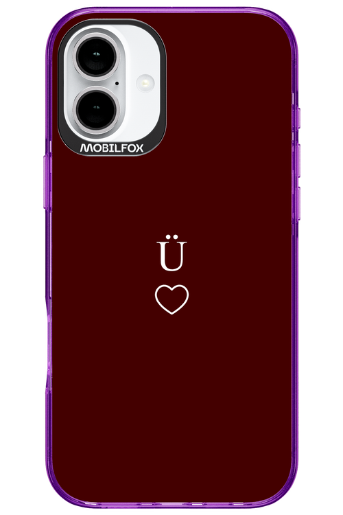 U Burgundia II 2.0 - Apple iPhone 16 Plus