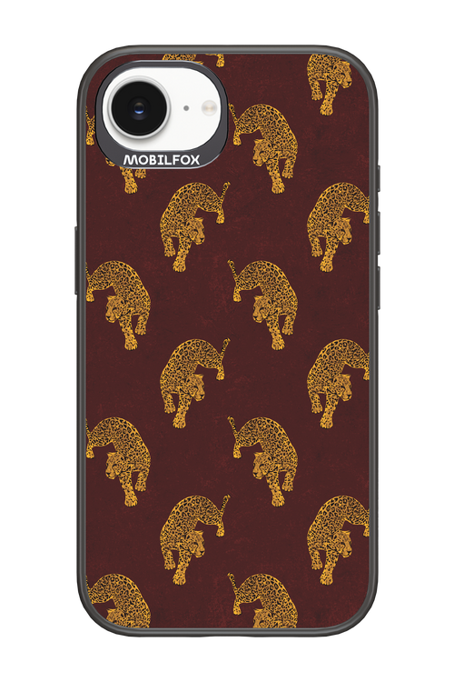 Burgundy Leopard Pattern - Apple iPhone 16e