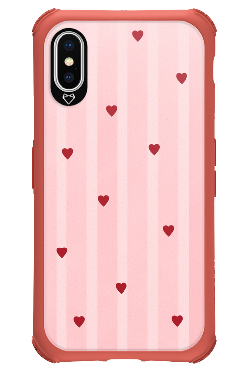 Red Little Hearts 2.0 - Apple iPhone XS
