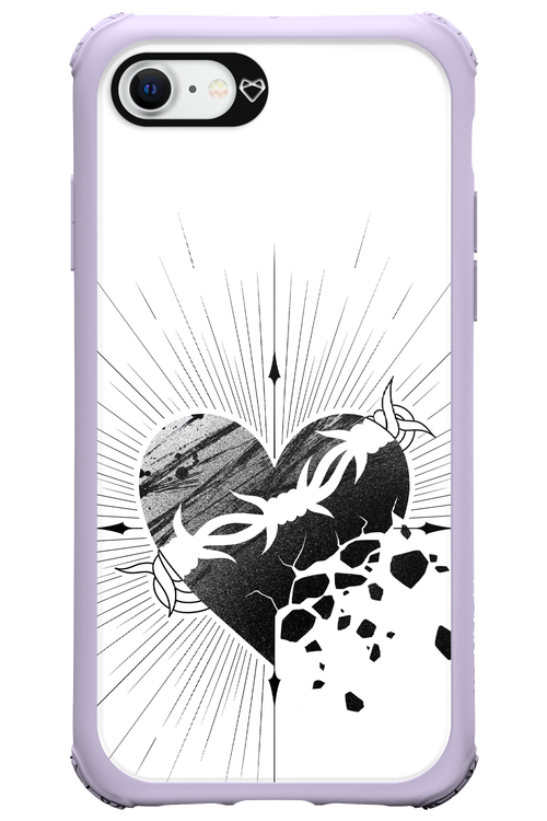 Fekete Szív - Apple iPhone 7