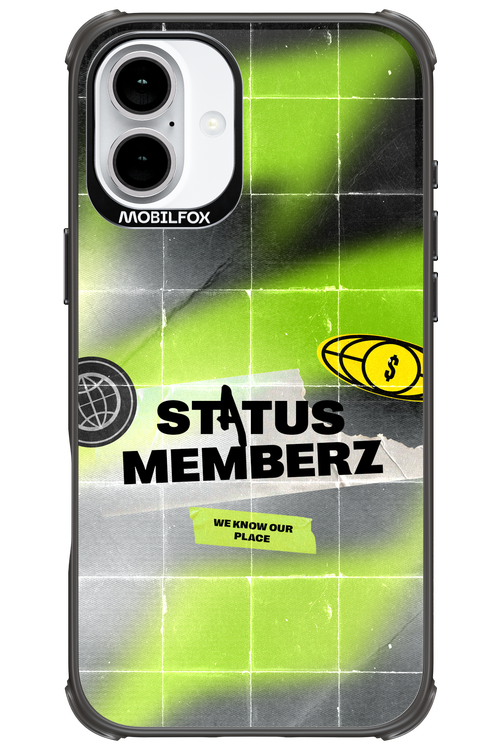 Status Memberz - Apple iPhone 16 Plus