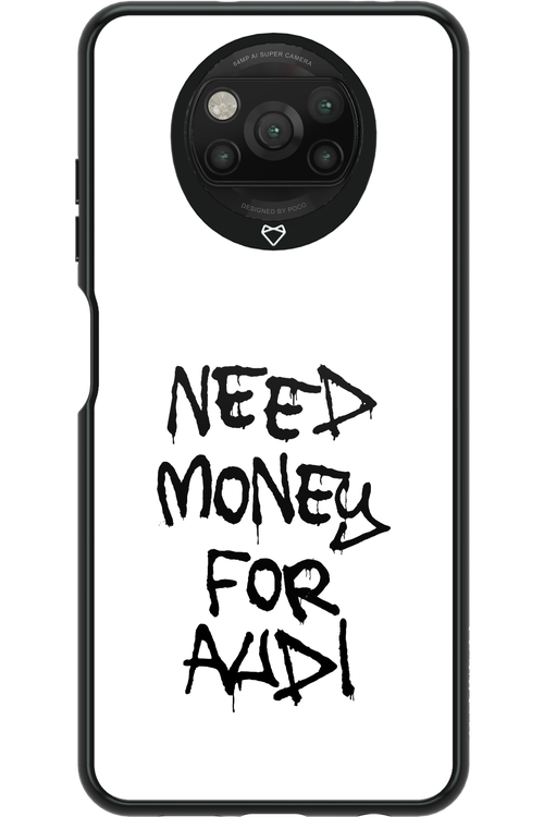 Need Money For Audi Black - Xiaomi Poco X3 NFC