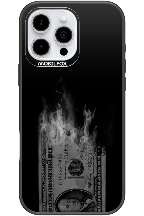 Money Burn B&W 2.0 - Apple iPhone 16 Pro Max