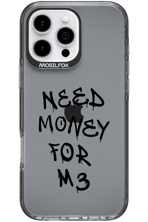 Need M3 Transparent Black - Apple iPhone 16 Pro Max