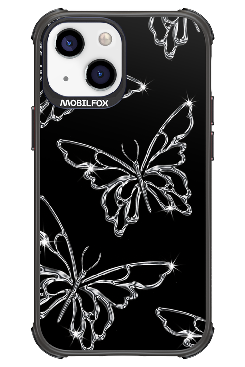 Silver Butterfly 2.0 - Apple iPhone 13 Mini