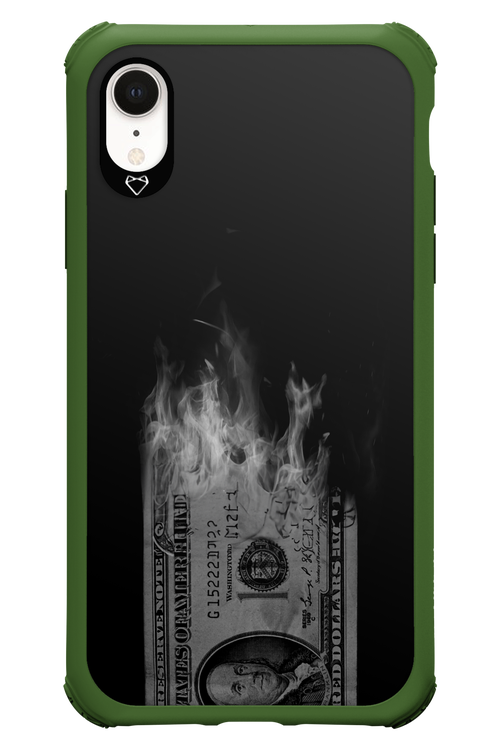 Money Burn B&W 2.0 - Apple iPhone XR