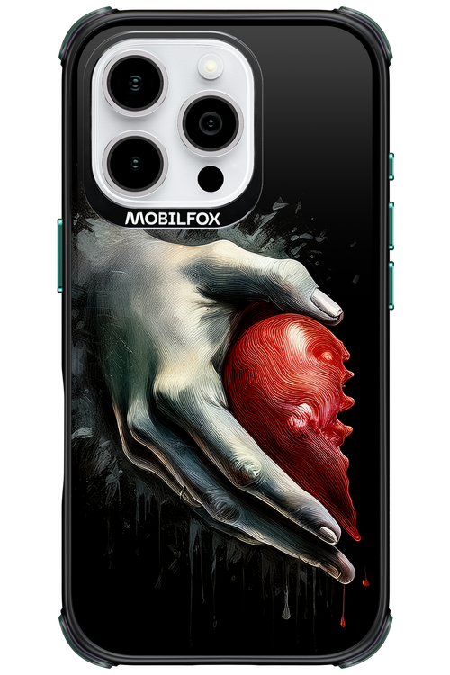 Painted Hearted Left - Apple iPhone 16 Pro