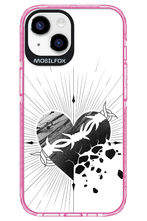 Fekete Szív - Apple iPhone 14