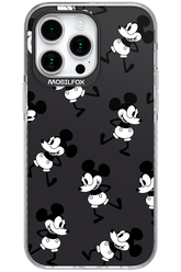 Iconic Mouse (antracite pattern) - Apple iPhone 15 Pro Max