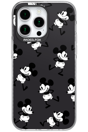 Iconic Mouse (antracite pattern) - Apple iPhone 15 Pro Max