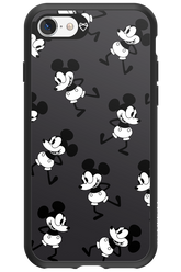 Iconic Mouse (antracite pattern) - Apple iPhone 8