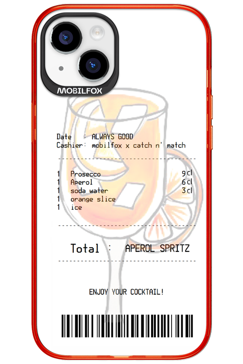 aperol spritz cocktail - Apple iPhone 15 Plus