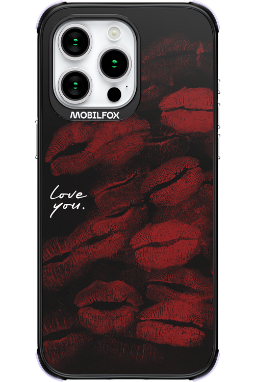 LOVE U BLACK 2.0 - Apple iPhone 15 Pro Max