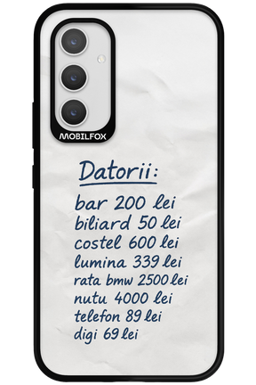 The List - Samsung Galaxy A54