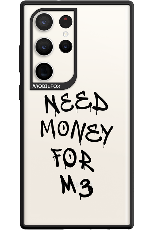 Need M3 Transparent Black - Samsung Galaxy S23 Ultra