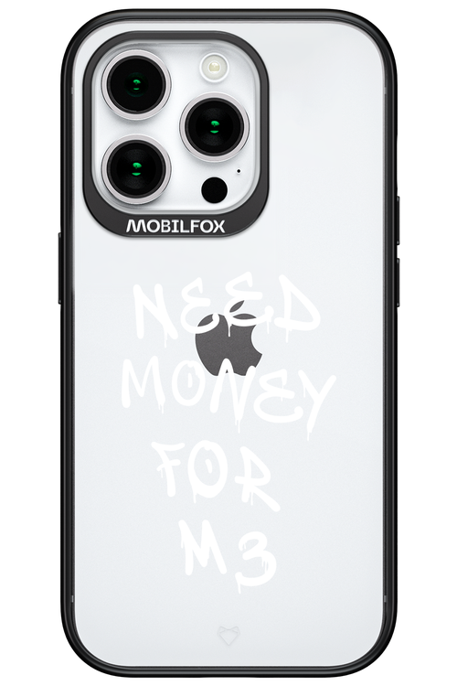 Need M3 Transparent White - Apple iPhone 15 Pro