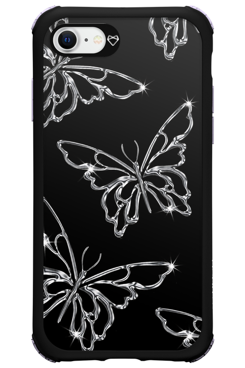Silver Butterfly 2.0 - Apple iPhone 8