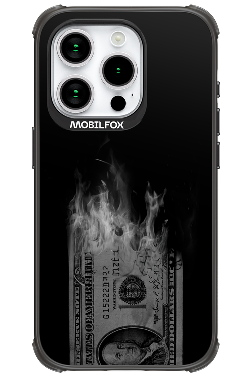 Money Burn B&W 2.0 - Apple iPhone 15 Pro
