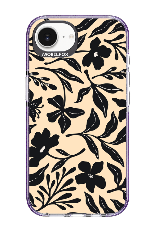 Black Flowers 2.0 - Apple iPhone 16e