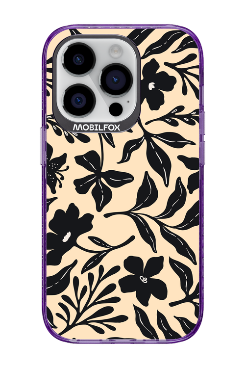 Black Flowers 2.0 - Apple iPhone 14 Pro