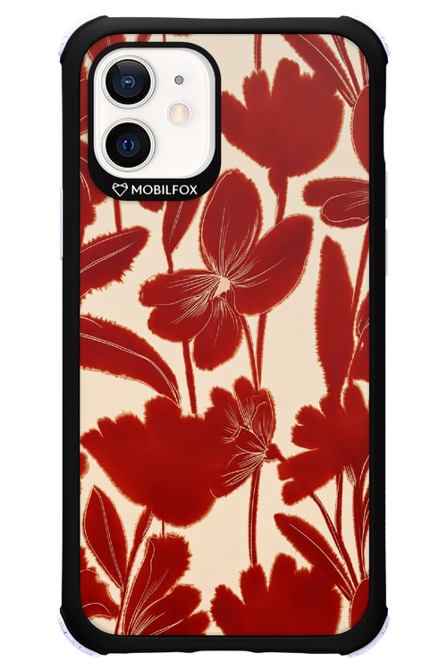 Burgundy Flowers 2.0 - Apple iPhone 12