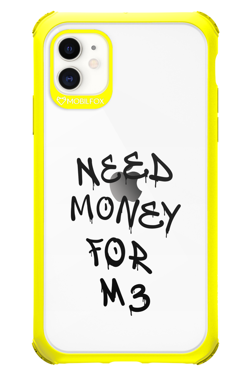 Need M3 Transparent Black - Apple iPhone 11