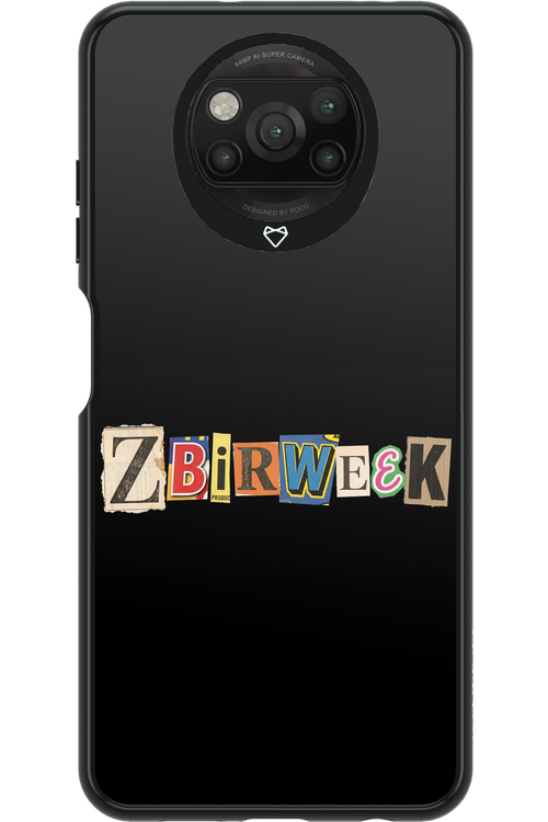 Zbirweek (black) 2.0 - Xiaomi Poco X3 NFC