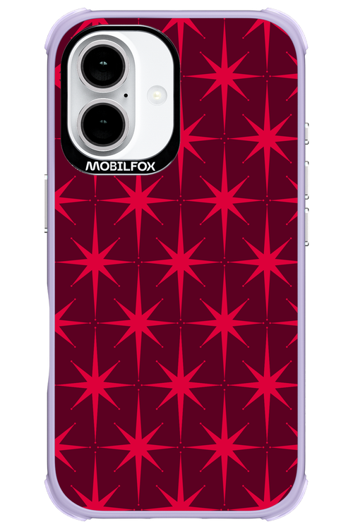 Burgundy Starss - Apple iPhone 16
