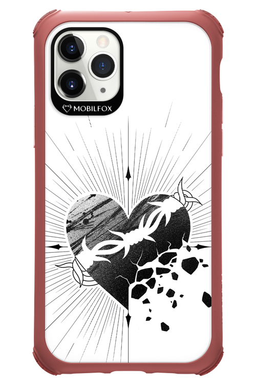 Fekete Szív - Apple iPhone 11 Pro