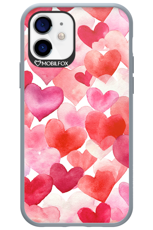 Water Painted Heart - Apple iPhone 12