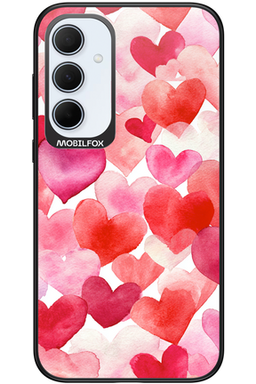 Water Painted Heart - Samsung Galaxy A35