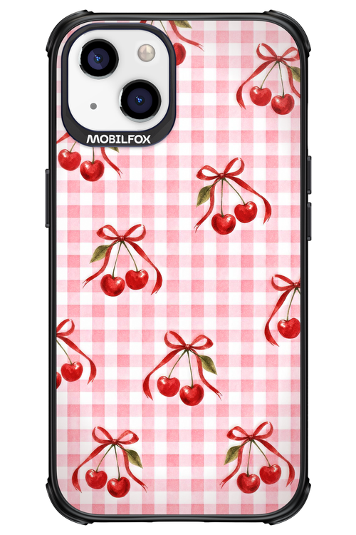 Pink Cherry Checked 2.0 - Apple iPhone 13